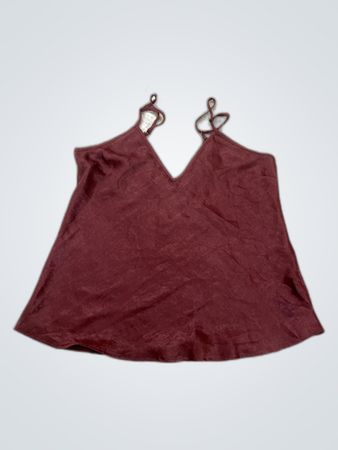 Burgundy Halter Neck Top