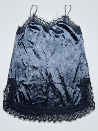 Black Lace-Trimmed Camisole