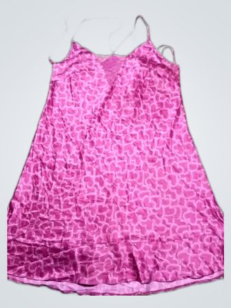 Pink Heart Pattern Chemise