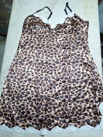 Leopard print chemise