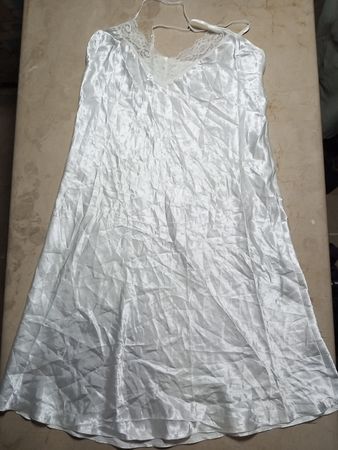 White Satin Chemise