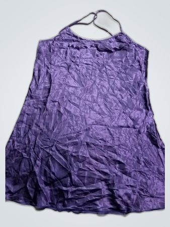 ETAM Purple Silk Blouse