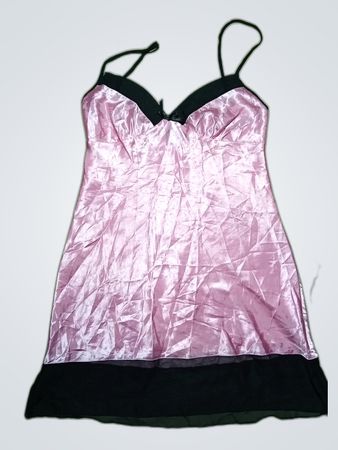 Pink Satin Chemise