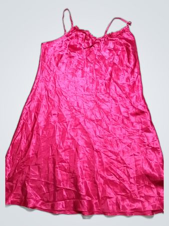 Pink Satin Nightgown