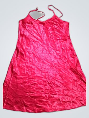 Pink Satin Dress