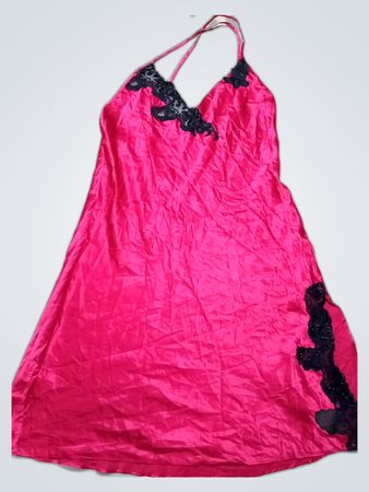 Reger Pink Satin Nightgown