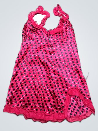 Pink Heart Pattern Dress