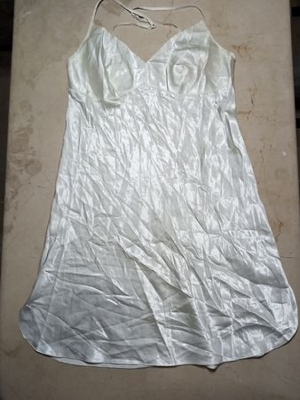 Marks & Spencer White Satin Nightgown
