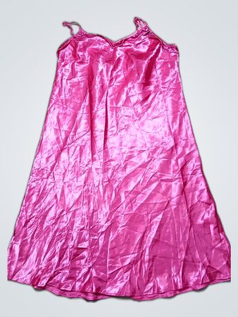 Pink Satin Nightgown