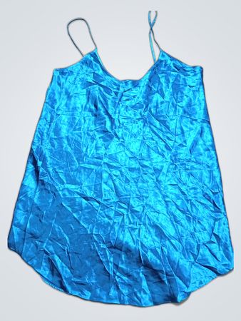 Secret Possessions Blue Satin Camisole Top