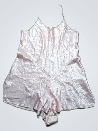 Pink Satin Chemise