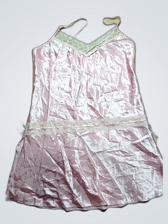 Pink Satin Chemise