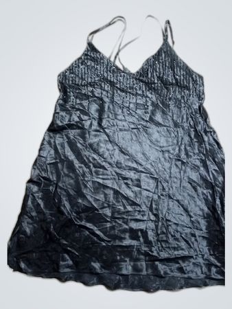 Black Satin Nightdress