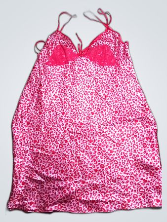 George Pink Leopard Print Nightdress