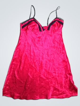 Pink Satin Nightgown