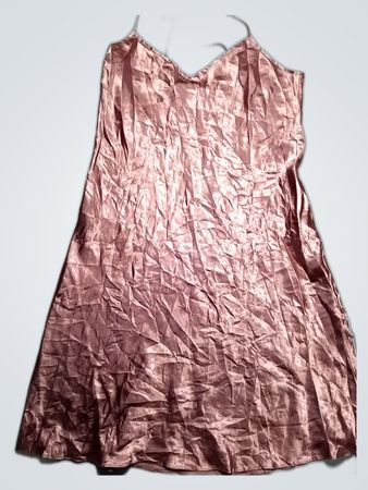 Pink Satin Nightgown
