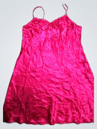 Pink Satin Nightgown