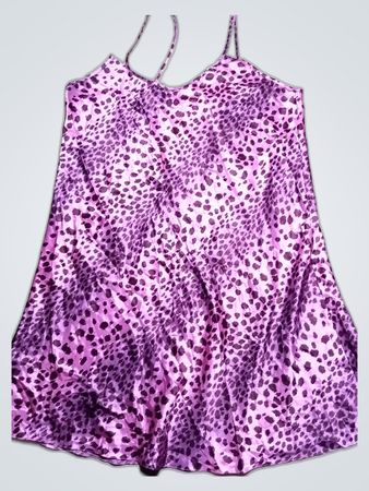 ESSENTIALS Purple Leopard Dress