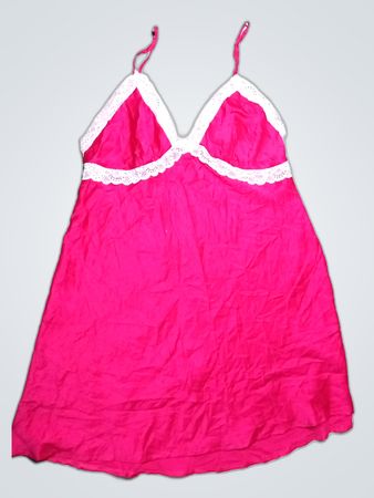 Pink Lace Trim Chemise