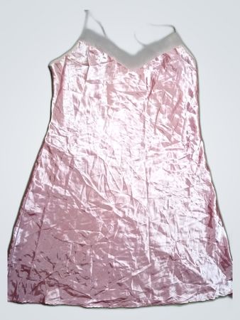 Pink Satin Dress
