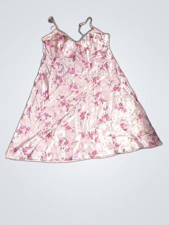 Pink Floral Nightgown