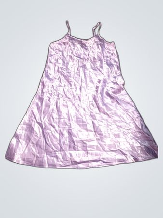 Lavender Satin Dress