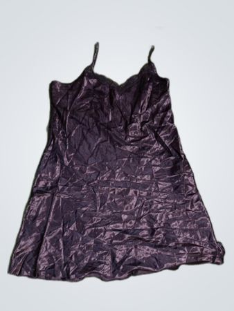 Black Satin Nightgown