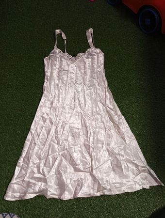 Pink Satin Dress