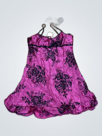 La Perla Purple Floral Slip Dress