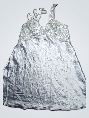 C&A Silver Satin Nightgown