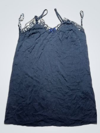 Triangle Black Lace Trim Camisole
