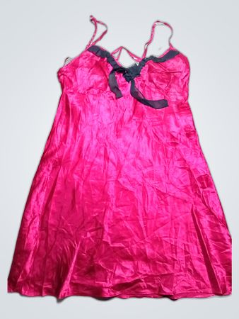 Pink Satin Nightgown