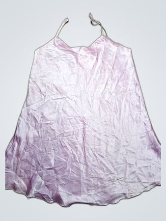 Pink Satin Slip Dress