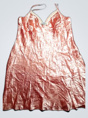 Pink Satin Nightgown