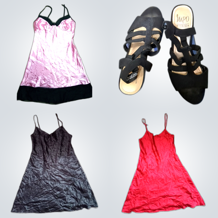 Robe nuisette et sandale pour femmes