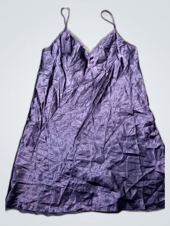 Purple Satin Nightdress