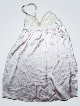 Pink Satin Chemise