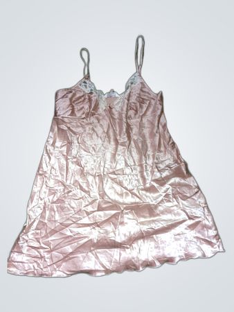 Pink Satin Nightgown