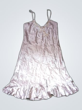 Pink Satin Nightgown