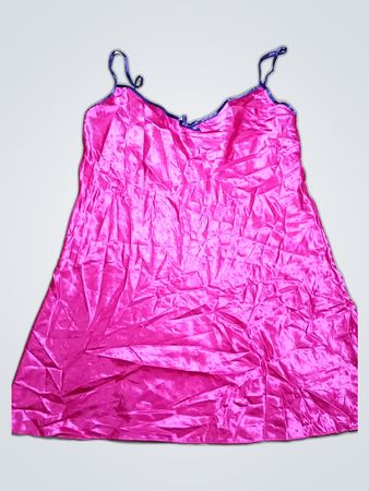 Pink Satin Nightgown