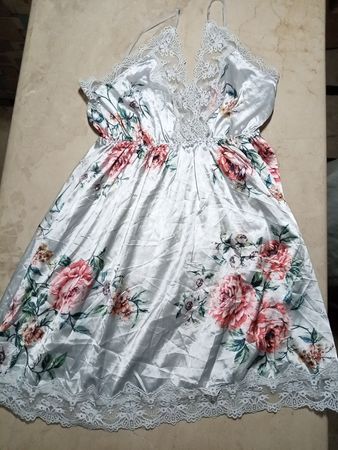 Secrets Floral Lace Slip Dress
