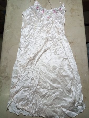 White Satin Chemise
