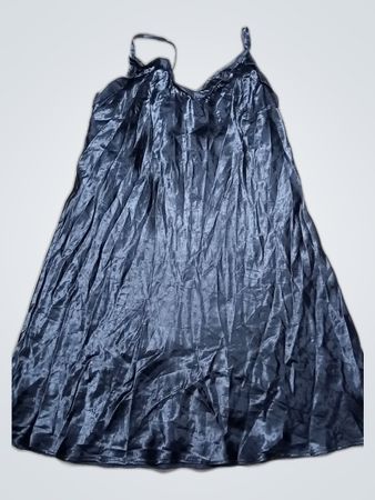 Black Satin Chemise