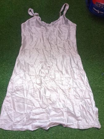Pink Satin Nightgown