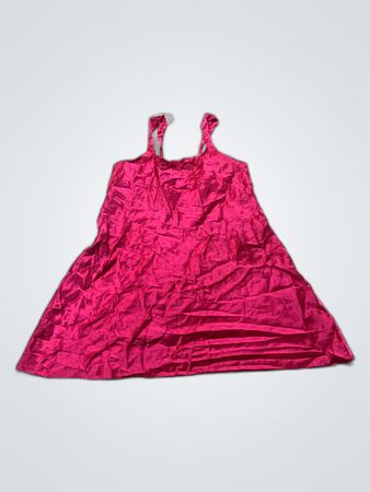 Pink Satin Dress