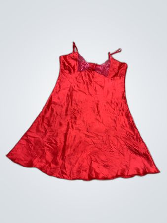 Red Satin Chemise