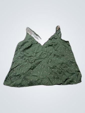 M&S Green Floral Top