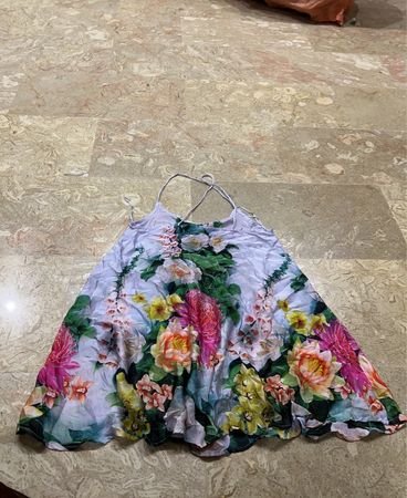 Floral Halter Neck Dress