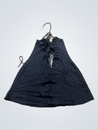 Black Lace Trim Dress