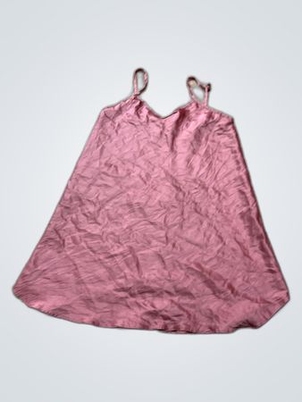 Pink Satin Dress